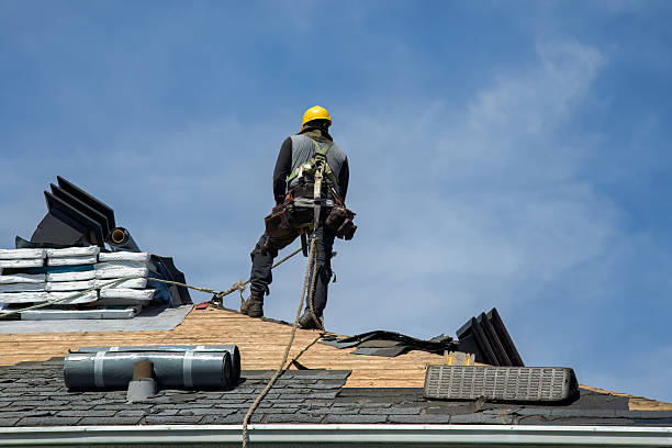 Professional Roofing technician working in Antigo, WI